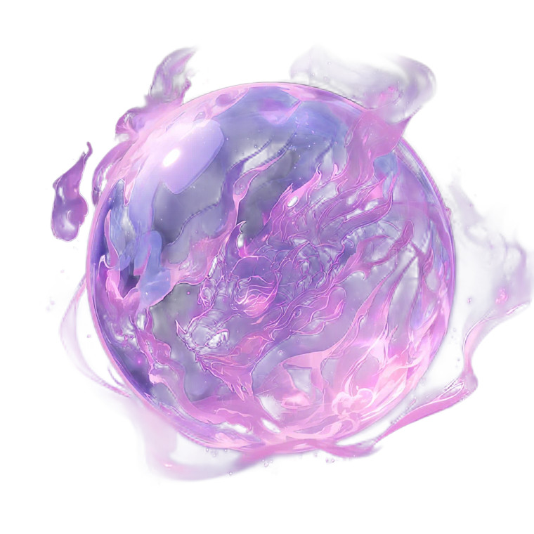 Mythical Glowing Orb Vinyl Car Decal Sticker – Waterproof & UV-Resistant 3.4133333333333336"