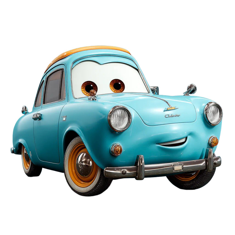 Happy Cartoon Car Vinyl Car Decal Sticker – Waterproof & UV-Resistant 3.4133333333333336"