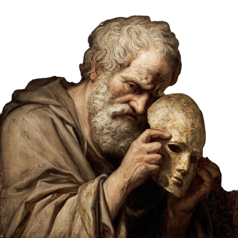 Stoic Philosopher Speaking Vinyl Car Decal Sticker – Waterproof & UV-Resistant 3.4133333333333336"
