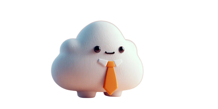 Corporate Cloud Cartoon Vinyl Car Decal Sticker – Waterproof & UV-Resistant 5.12"