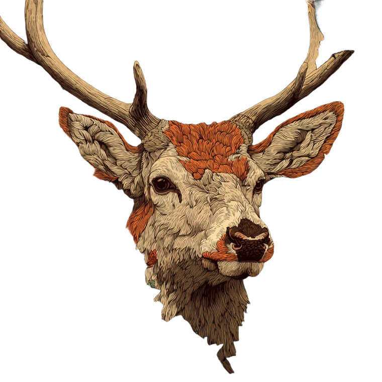 Elk In Fall Vinyl Car Decal Sticker – Waterproof & UV-Resistant 6.826666666666667"