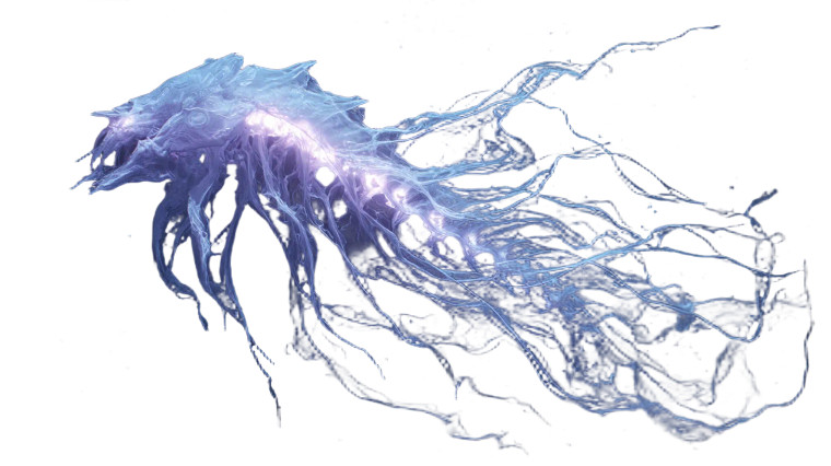 Ethereal Abyssal Creature Vinyl Car Decal Sticker – Waterproof & UV-Resistant 2.72"