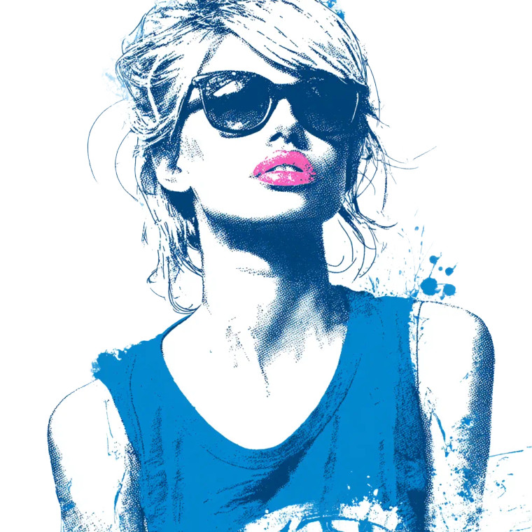 Graffiti Style Woman V3 Vinyl Car Decal Sticker – Waterproof & UV-Resistant 3.4133333333333336"