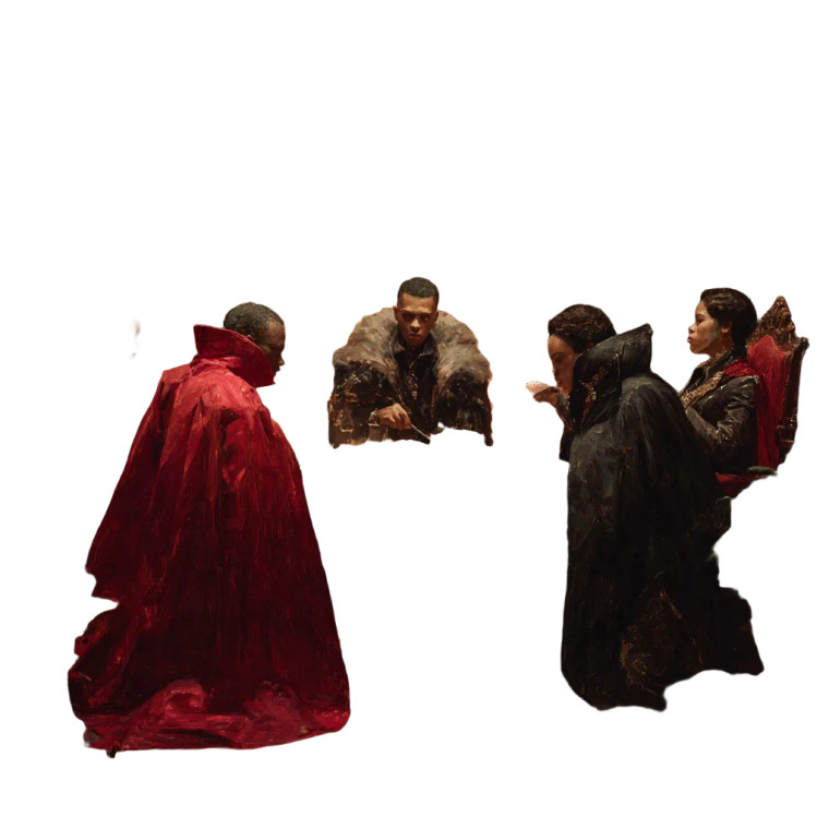 Vampires' Breakfast Vinyl Car Decal Sticker – Waterproof & UV-Resistant 3.4133333333333336"