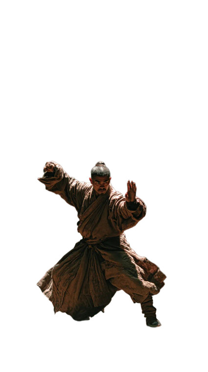 Shaolin Monk Motion Vinyl Car Decal Sticker – Waterproof & UV-Resistant 9.706666666666667"