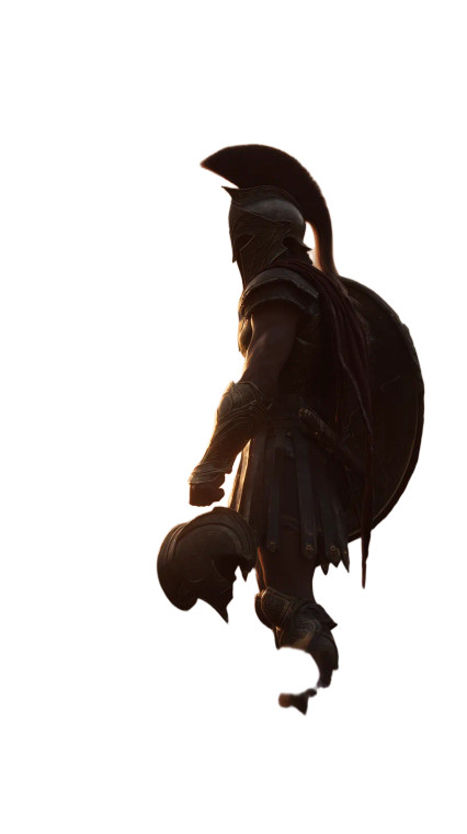 Spartan At Grave Vinyl Car Decal Sticker – Waterproof & UV-Resistant 9.706666666666667"