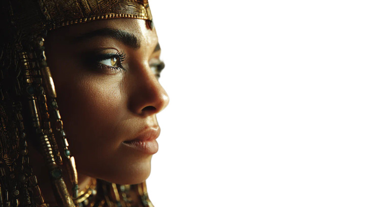 Cleopatra'S Gaze Vinyl Car Decal Sticker – Waterproof & UV-Resistant 5.4