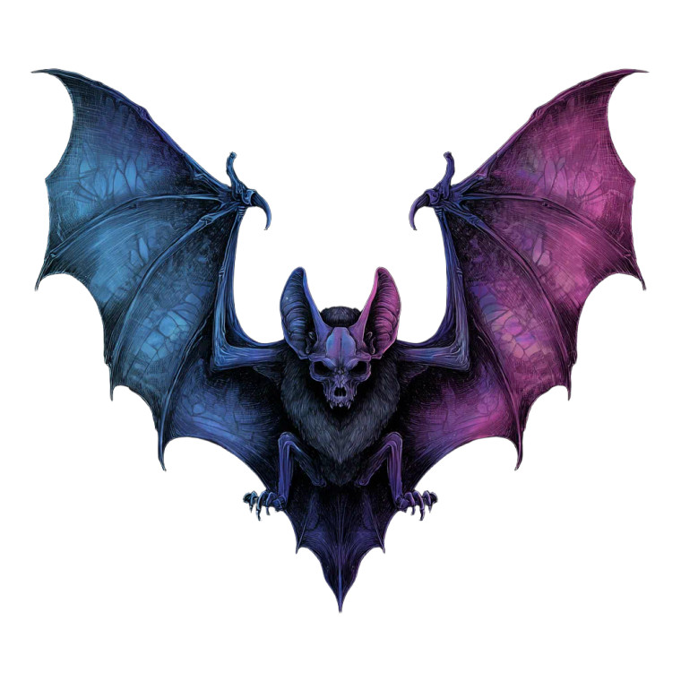 Gothic Pride Bat Vinyl Car Decal Sticker – Waterproof & UV-Resistant 6.826666666666667"