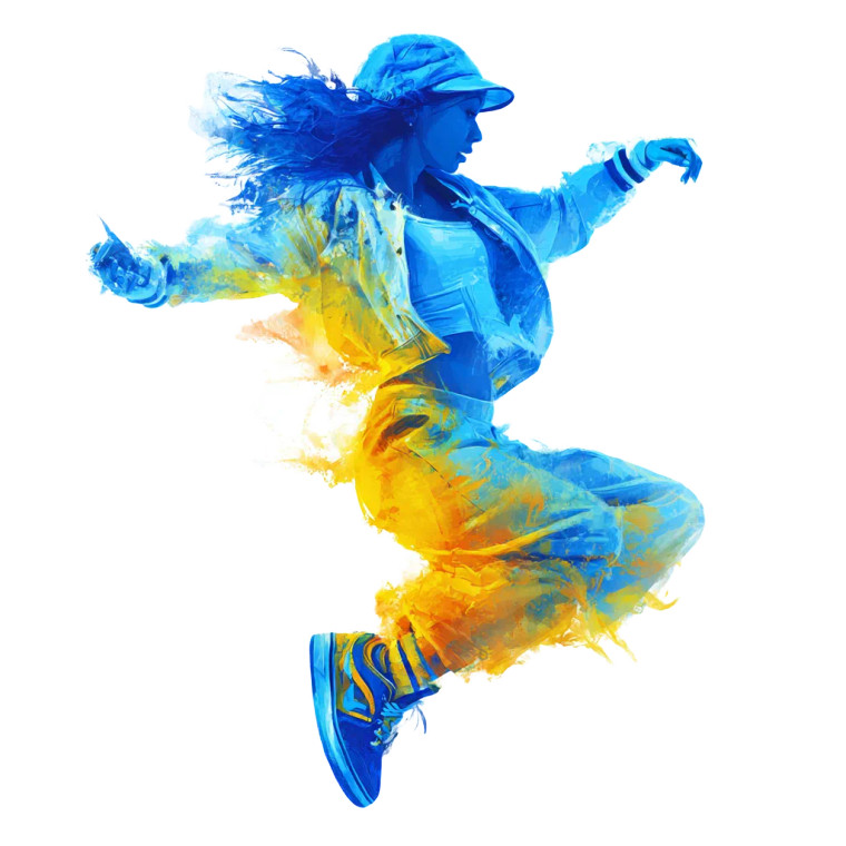 Hip-Hop Dancer V4 Vinyl Car Decal Sticker – Waterproof & UV-Resistant 6.826666666666667"