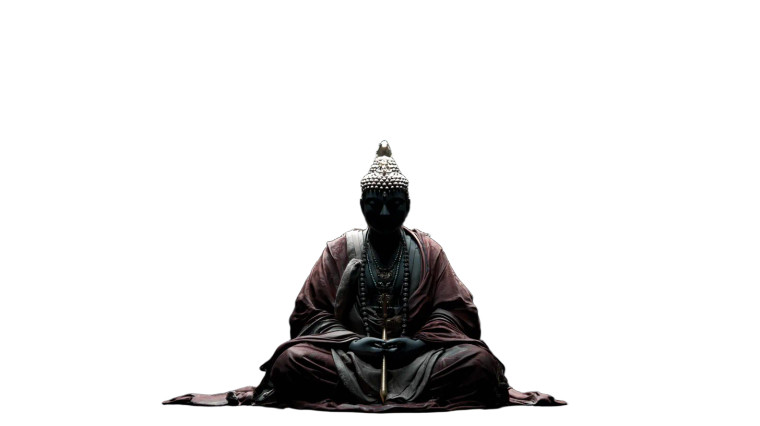 Enlightened Ascetic Vinyl Car Decal Sticker – Waterproof & UV-Resistant 2.72"