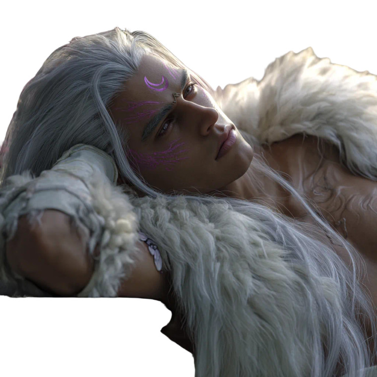 Ethereal Fantasy Male Vinyl Car Decal Sticker – Waterproof & UV-Resistant 6.826666666666667"