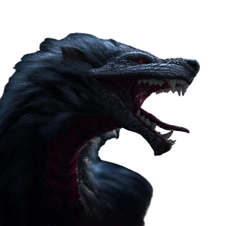 Snake Werewolf Vinyl Car Decal Sticker – Waterproof & UV-Resistant 3.4133333333333336"