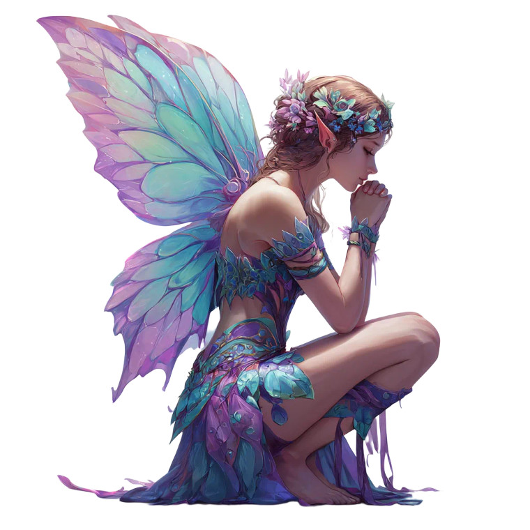 Butterfly Fairy Vinyl Car Decal Sticker – Waterproof & UV-Resistant 3.4133333333333336"