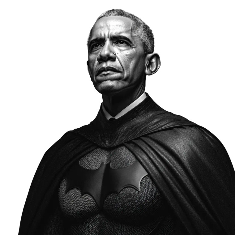 Obama Batman Vinyl Car Decal Sticker – Waterproof & UV-Resistant 3.4133333333333336"