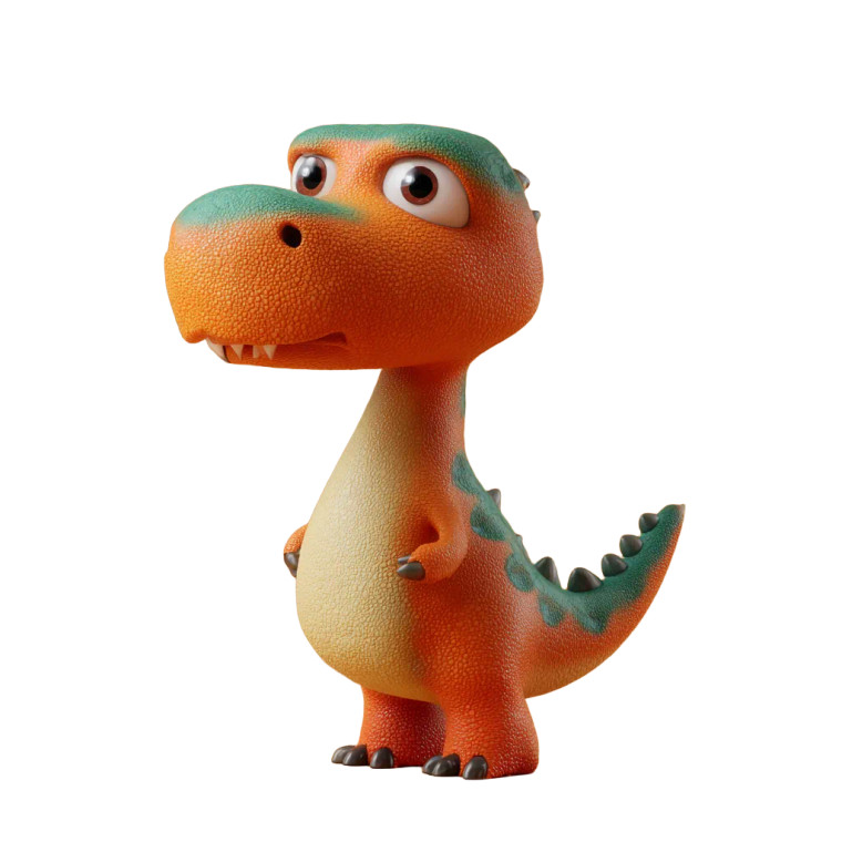 Cute Dinosaur Cartoon Vinyl Car Decal Sticker – Waterproof & UV-Resistant 3.4133333333333336"