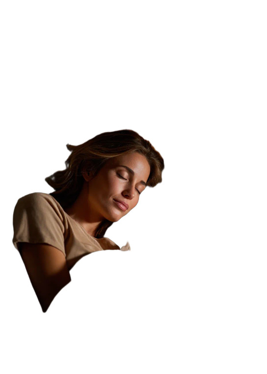 Sleeping Woman V19 Vinyl Car Decal Sticker – Waterproof & UV-Resistant 4.32"