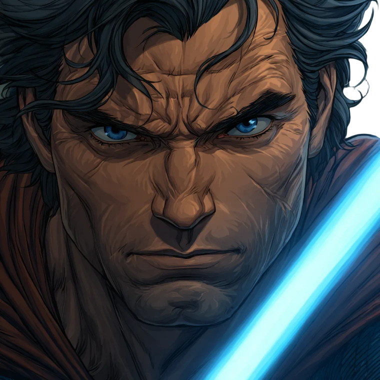 Superman Jedi Vinyl Car Decal Sticker – Waterproof & UV-Resistant 3.4133333333333336"