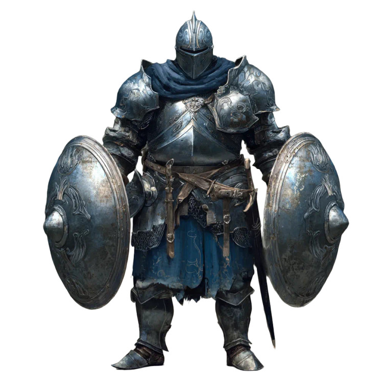 Armored Warrior V43 Vinyl Car Decal Sticker – Waterproof & UV-Resistant 3.4133333333333336"