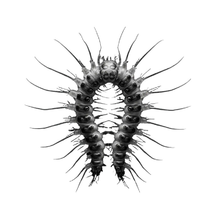 Abstract Insect Imagery Vinyl Car Decal Sticker – Waterproof & UV-Resistant 6.826666666666667"