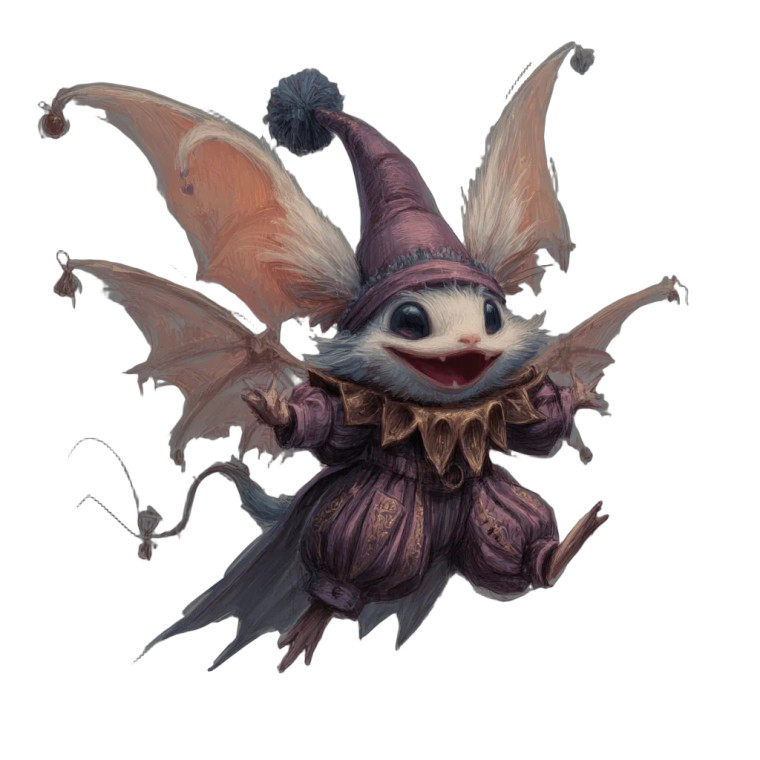 Fantasy Imp Jester Vinyl Car Decal Sticker – Waterproof & UV-Resistant 3.4133333333333336"