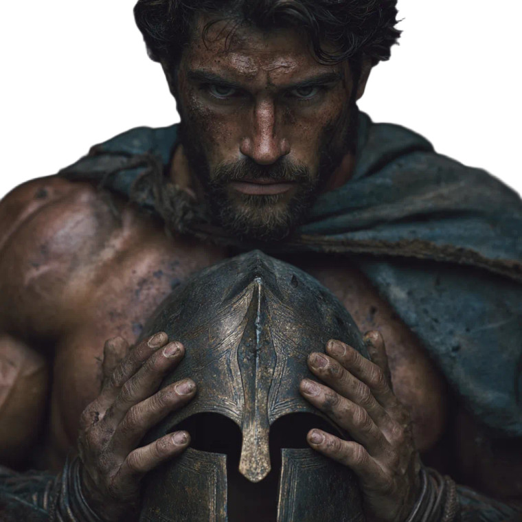 Spartan Warrior V251 Vinyl Car Decal Sticker – Waterproof & UV-Resistant 3.4133333333333336"