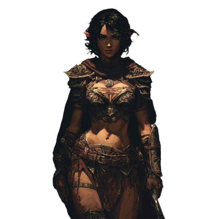 Elf Tribal Warrior Vinyl Car Decal Sticker – Waterproof & UV-Resistant 3.4133333333333336"