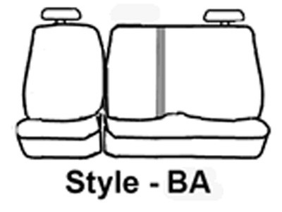 Fits 2009-2010 Ford F-150 Covercraft Seat Cover SS8387PCCH SeatSaver; Polycotton; Charcoal Black; For One Row