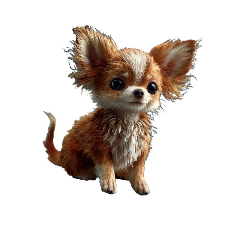 Microscopic Chihuahua Vinyl Car Decal Sticker – Waterproof & UV-Resistant 6.826666666666667"
