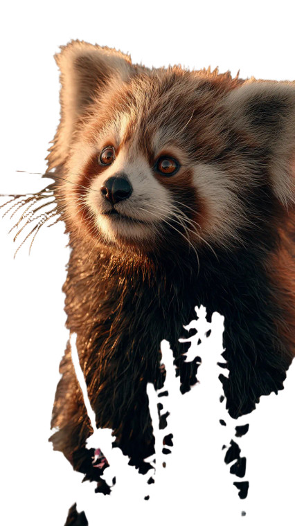 Baby Red Panda V7 Vinyl Car Decal Sticker – Waterproof & UV-Resistant 9.706666666666667"
