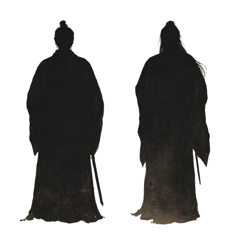 Ancient Chinese Silhouettes Vinyl Car Decal Sticker – Waterproof & UV-Resistant 3.4133333333333336"