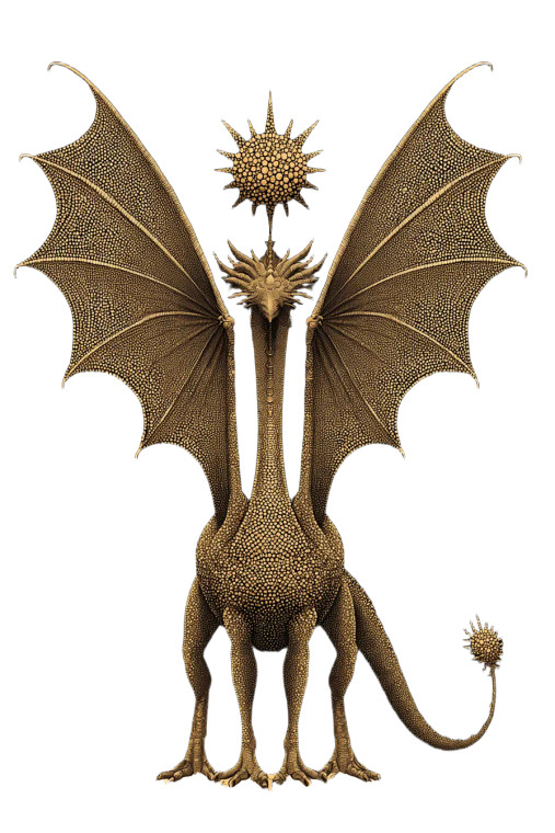 Golden Dragon Art V3 Vinyl Car Decal Sticker – Waterproof & UV-Resistant 4.4