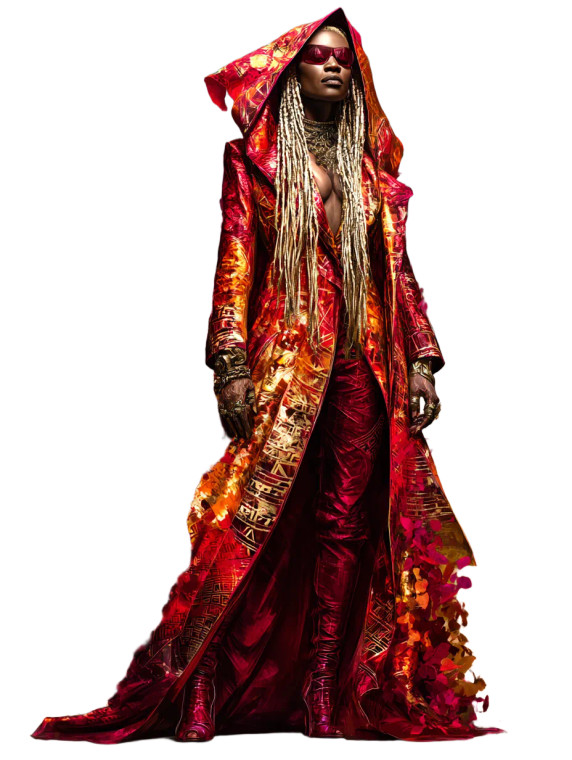 Radiant Prophetess Vinyl Car Decal Sticker – Waterproof & UV-Resistant 8.213333333333333"