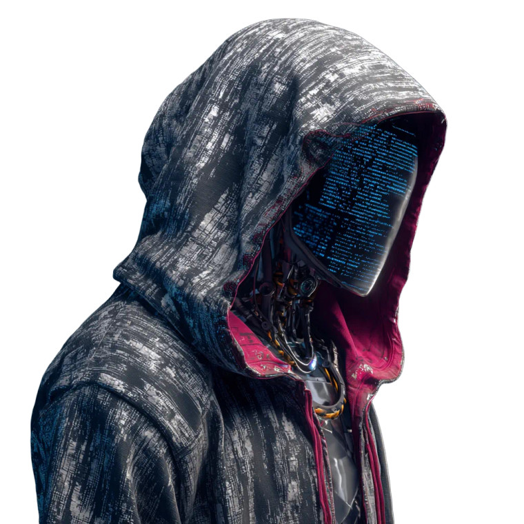 Hacker Character Vinyl Car Decal Sticker – Waterproof & UV-Resistant 6.826666666666667"