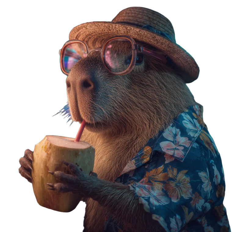 Stylish Capybara V3 Vinyl Car Decal Sticker – Waterproof & UV-Resistant 3.4133333333333336" Stylish Capybara V3 Vinyl Car Decal Sticker – Waterproof & UV-Resistant 3.4133333333333336"