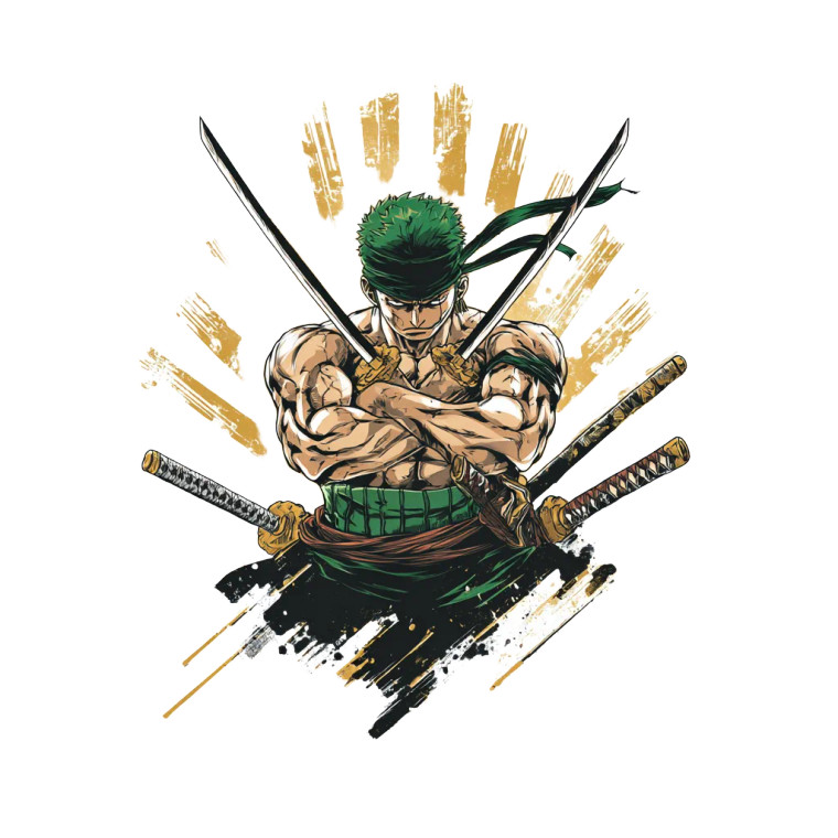 Zoro Warrior Vinyl Car Decal Sticker – Waterproof & UV-Resistant 6.826666666666667"