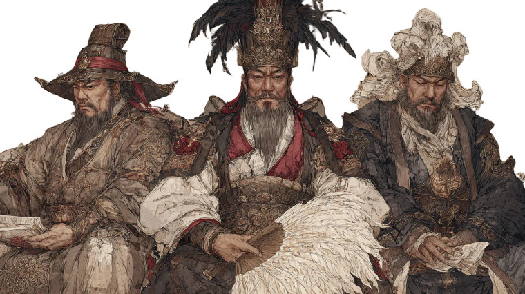 Ancient Chinese Generals V3 Vinyl Car Decal Sticker – Waterproof & UV-Resistant 2.72"