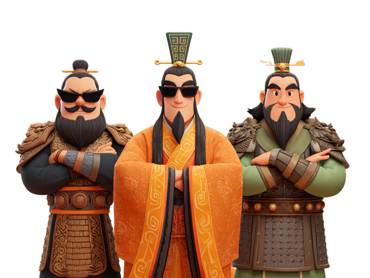 Pixar Three Kingdoms Vinyl Car Decal Sticker – Waterproof & UV-Resistant 3.0933333333333333"