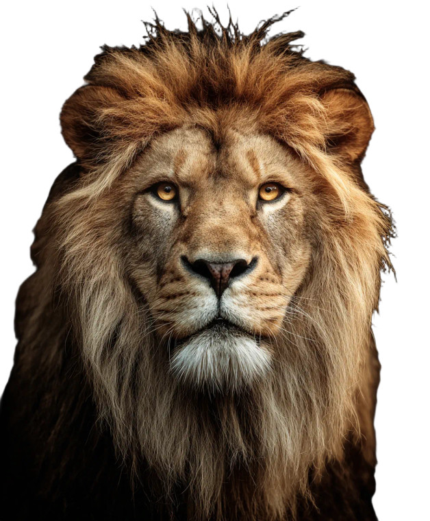 Golden Lion V4 Vinyl Car Decal Sticker – Waterproof & UV-Resistant 8.0"