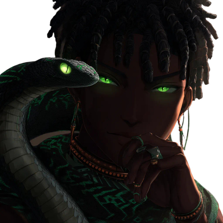 Snake Sorcerer V2 Vinyl Car Decal Sticker – Waterproof & UV-Resistant 3.4133333333333336"