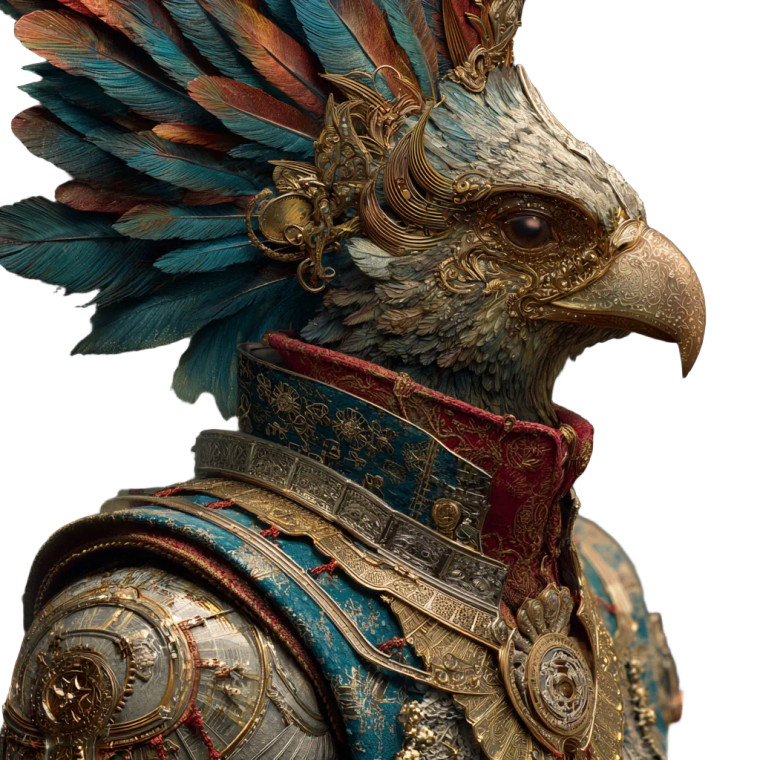 Steampunk Garuda Vinyl Car Decal Sticker – Waterproof & UV-Resistant 6.826666666666667"