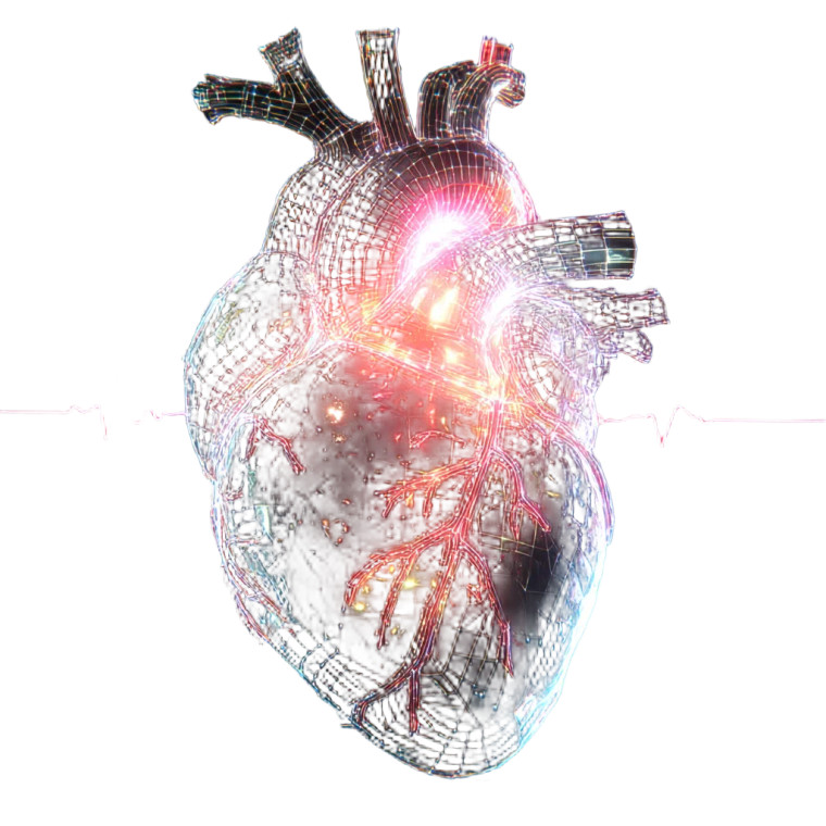 Glowing Brain Pulse Vinyl Car Decal Sticker – Waterproof & UV-Resistant 3.4133333333333336"