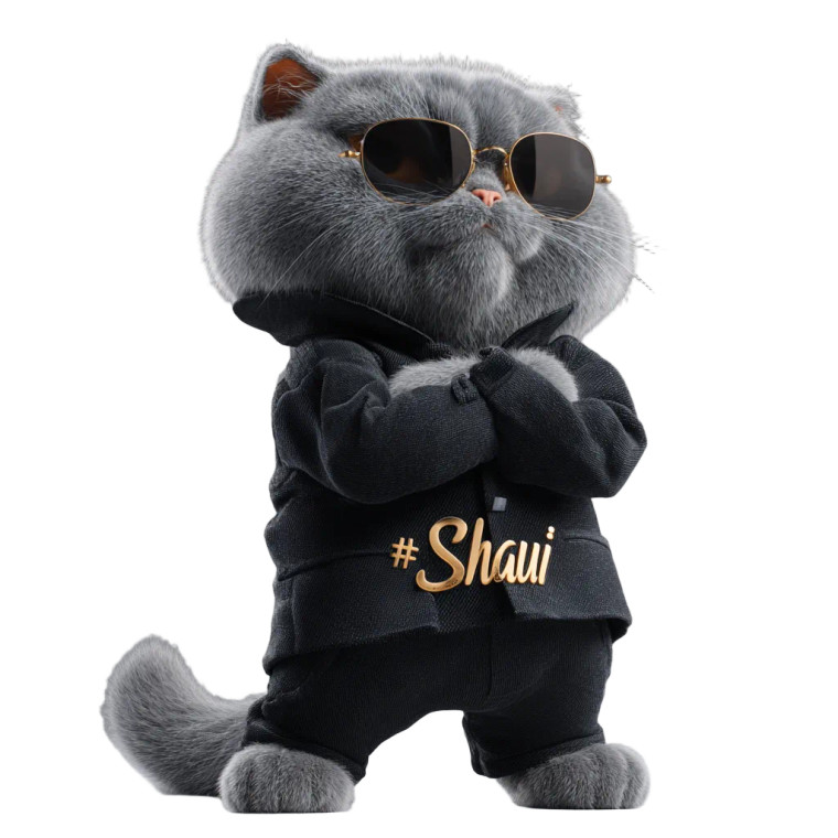 Stylish Cat Model V2 Vinyl Car Decal Sticker – Waterproof & UV-Resistant 6.826666666666667"