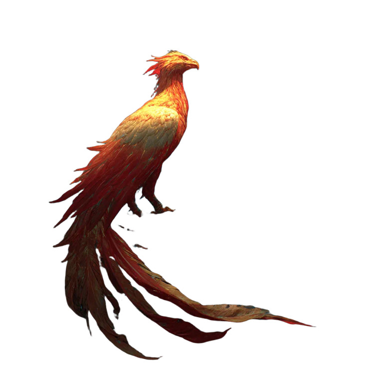 Moonlit Phoenix V2 Vinyl Car Decal Sticker – Waterproof & UV-Resistant 6.826666666666667"