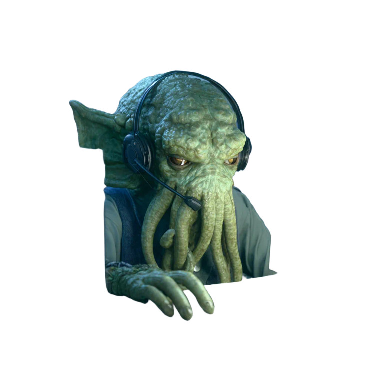 Cthulhu Telemarketer Vinyl Car Decal Sticker – Waterproof & UV-Resistant 3.4133333333333336"