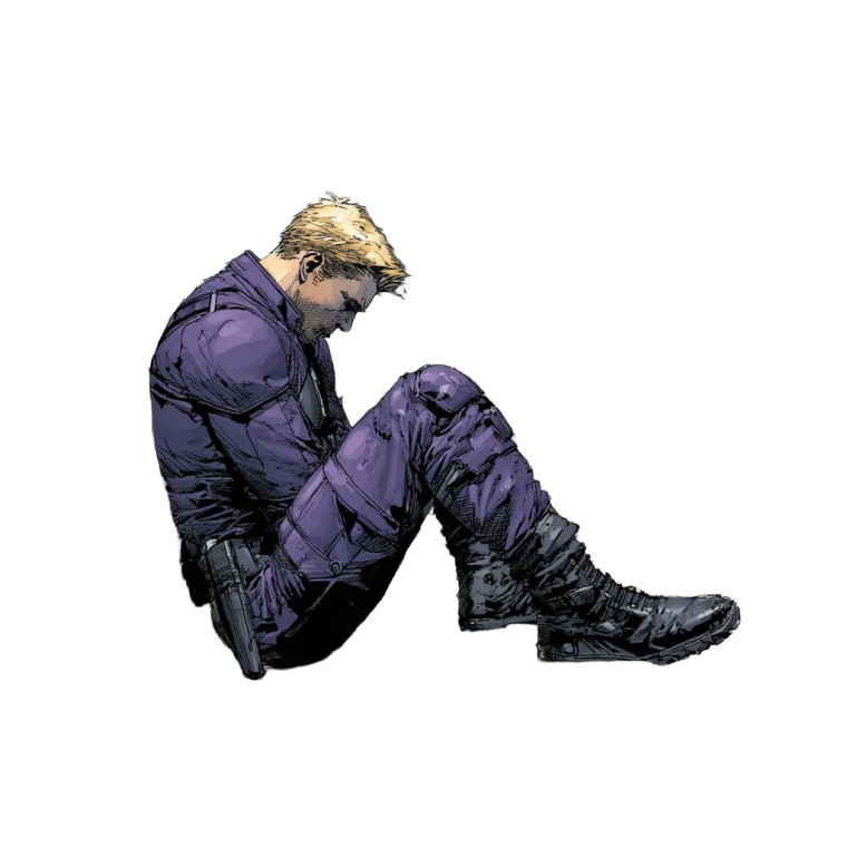 Injured Hawkeye Vinyl Car Decal Sticker – Waterproof & UV-Resistant 3.4133333333333336" Injured Hawkeye Vinyl Car Decal Sticker – Waterproof & UV-Resistant 3.4133333333333336"