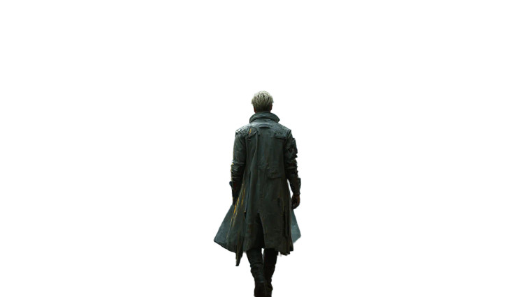 Cyberpunk Lone Wanderer Vinyl Car Decal Sticker – Waterproof & UV-Resistant 5.4