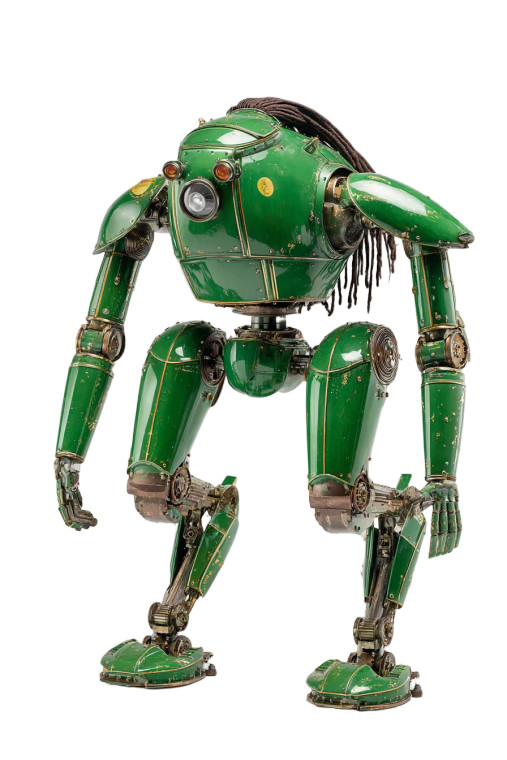 Rastafarian Robot Warrior Vinyl Car Decal Sticker – Waterproof & UV-Resistant 8.96"