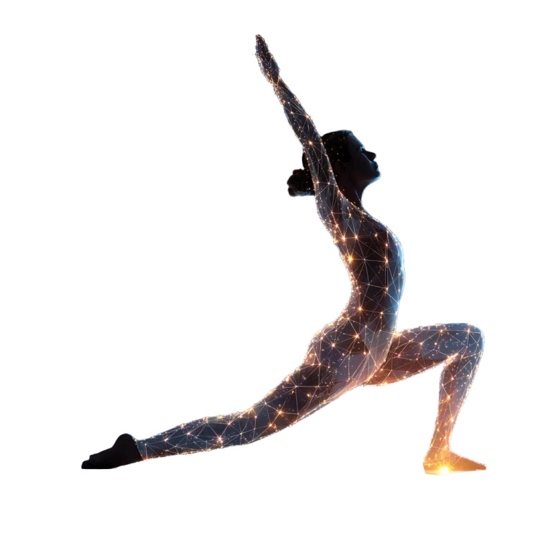 Yoga In Cosmos Vinyl Car Decal Sticker – Waterproof & UV-Resistant 3.4133333333333336"
