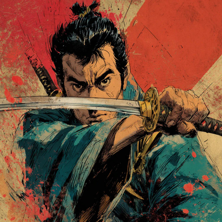 Samurai Strike V2 Vinyl Car Decal Sticker – Waterproof & UV-Resistant 3.4133333333333336"