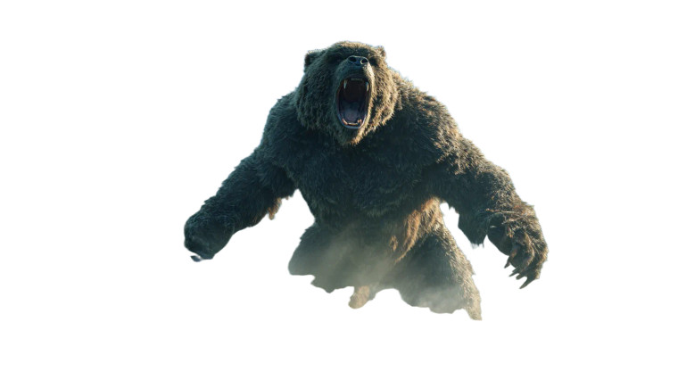 Colossal Roaring Bear Vinyl Car Decal Sticker – Waterproof & UV-Resistant 2.72"